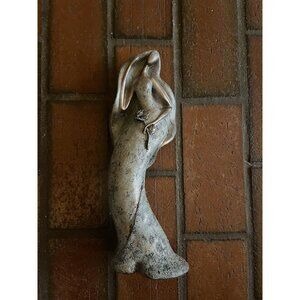 Vintage Resin Figurine Of A Lady, Possibly A Bride MCM